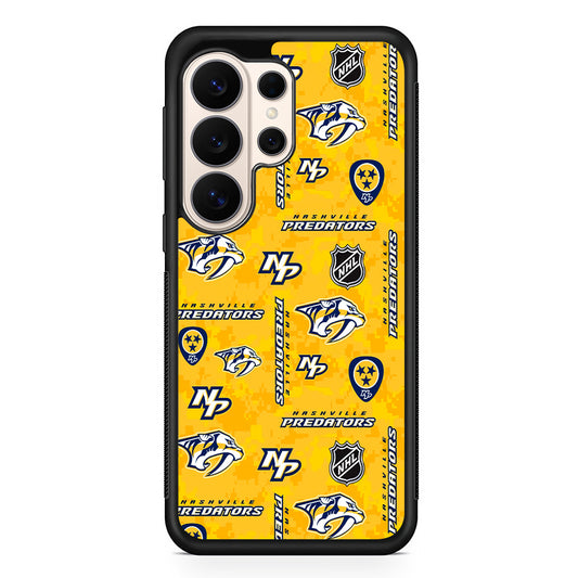 NHL Nashville Predators Pixel Samsung Galaxy S26 Ultra Case | Slim Protective Case for Samsung Galaxy S26 Ultra