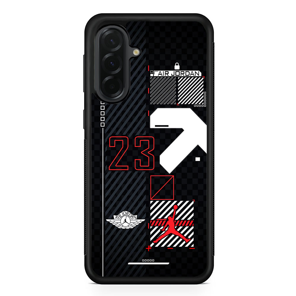 Air Jordan Robot Dome Samsung Galaxy A36 Case | Slim Samsung Galaxy A36 Protective Case