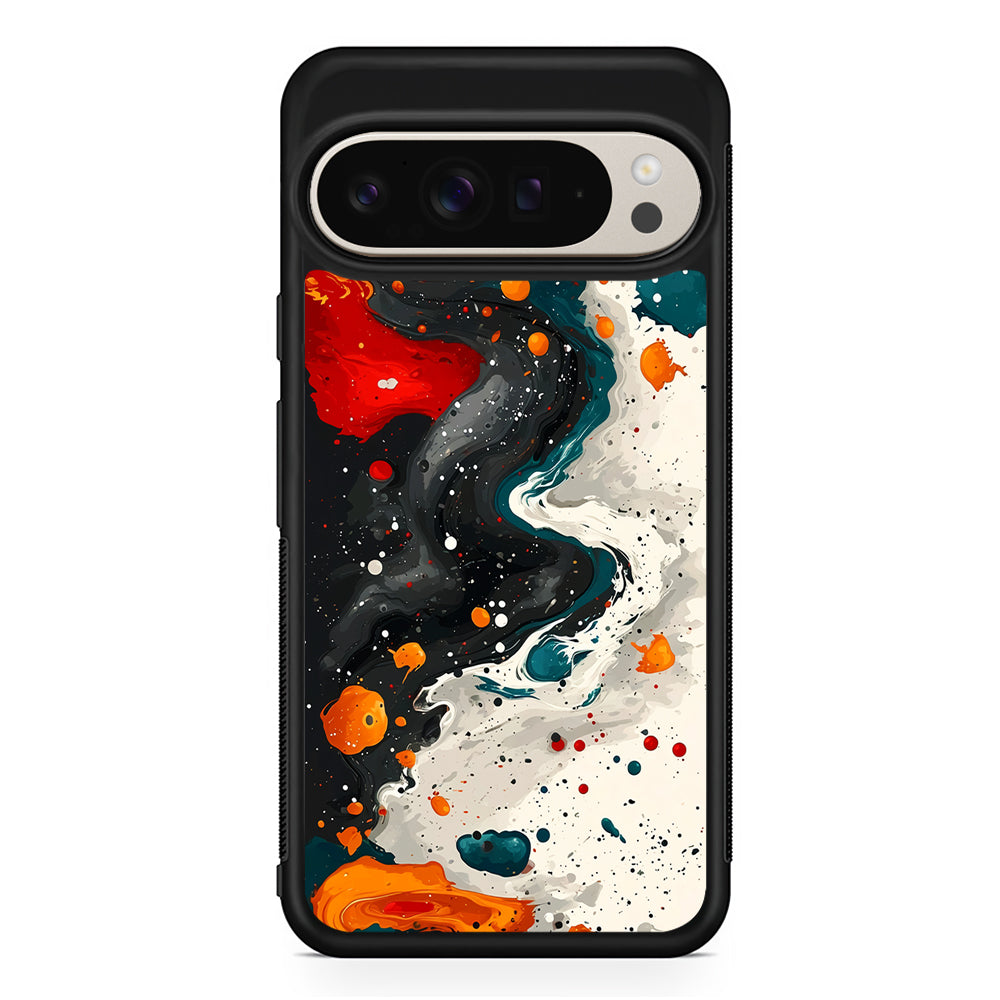 Liquid Abstract Painting Art Google Pixel 9 Pro Case | Slim Protective Cover