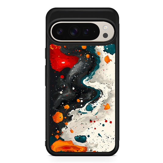 Liquid Abstract Painting Art Google Pixel 9 Pro Case | Slim Protective Cover