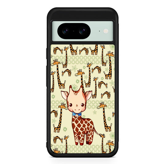 Baby Giraffe Adventure Ground Google Pixel 8 Case | Durable Protective Cover for Google Pixel 8