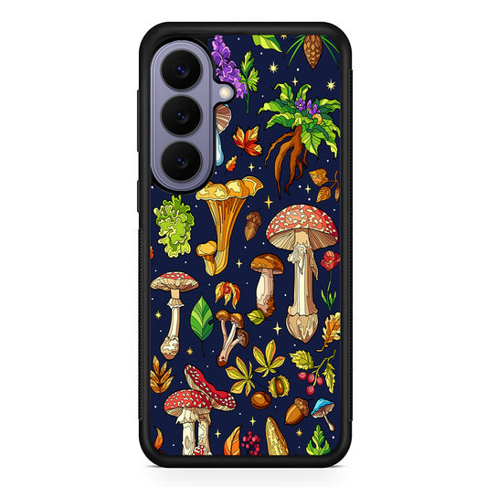 Various Mushrooms Autumn Samsung Galaxy S26 Case | Durable Rubber Case for Samsung Galaxy S26