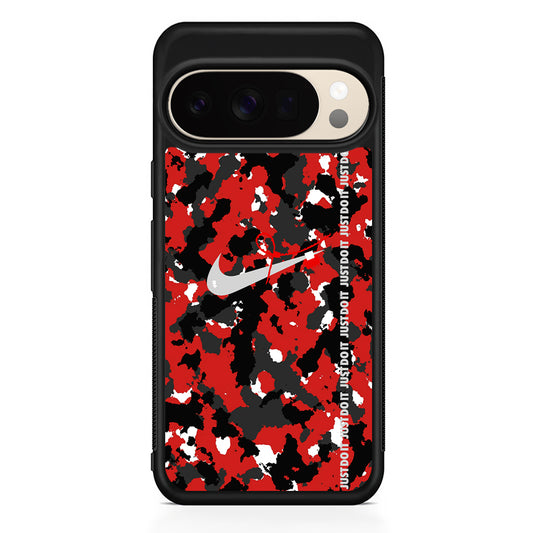 Nike Red Splash Camouflage Google Pixel 10 Pro XL Case | Durable Google Pixel 10 Pro XL Cover