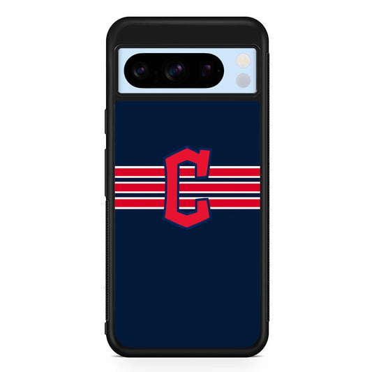 MLB Cleveland Guardians Team Google Pixel 8 Pro Case | Slim Rubber Case for Google Pixel 8 Pro