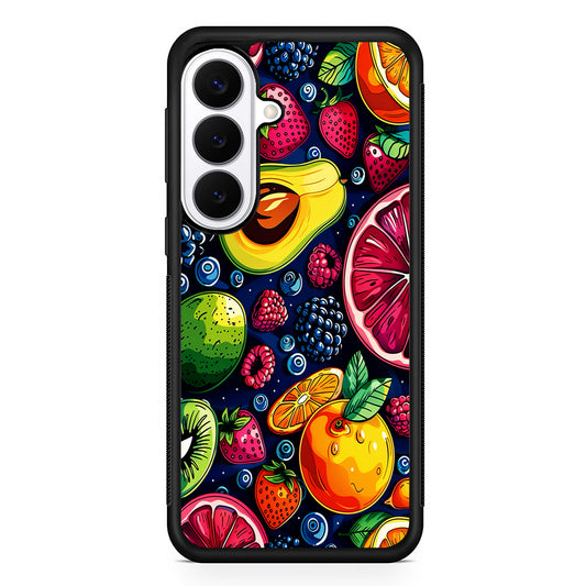 Colorful Mixed Sweet Fruits Samsung Galaxy S26 Plus Case | Slim Protective Cover for Samsung Galaxy S26 Plus