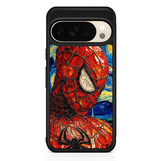 Spiderman Starry Night Google Pixel 10 Pro XL Case | Slim Google Pixel 10 Pro XL Protective Case
