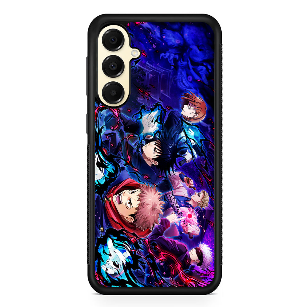 Main Characters of Jujutsu Kaisen Samsung Galaxy A16 Case | Slim Rubber Samsung Galaxy A16 Case
