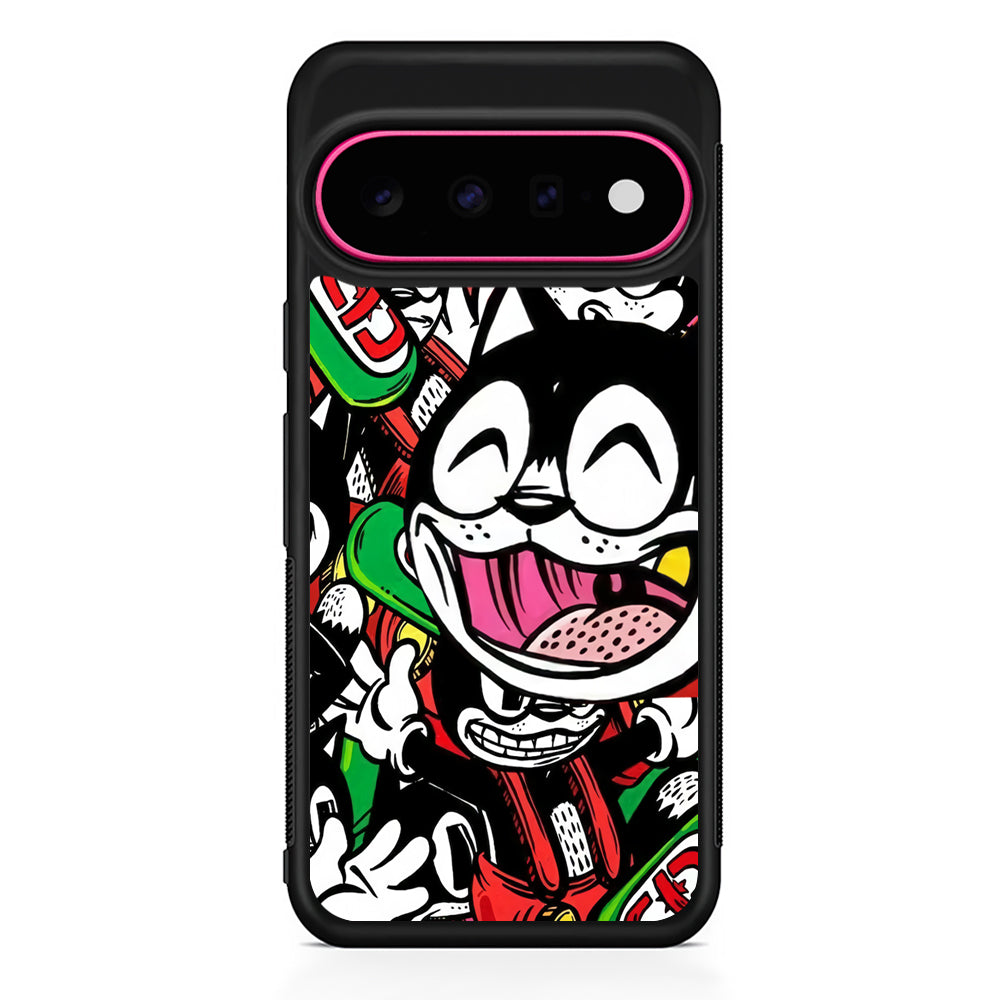 Kitty Club Party Google Pixel 11 Case | Slim Shockproof Cover