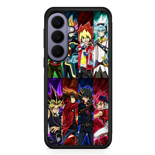 Yu-Gi-Oh All Main Character Samsung Galaxy S26 Case | Durable Rubber Case for Samsung Galaxy S26