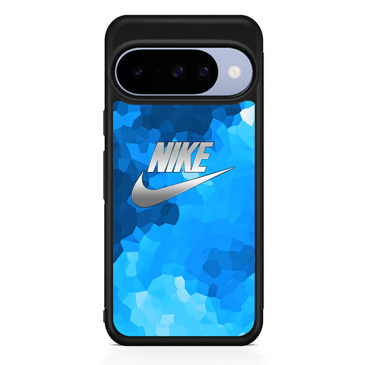 Nike Cool Vibes Of Blue Google Pixel 10 Case | Google Pixel 10 Rubber Protective Case
