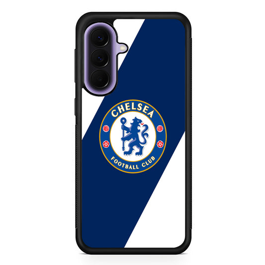 Chelsea FC Stripe Sling Logo Samsung Galaxy A57 Case | Slim Samsung Galaxy A57 Rubber Case
