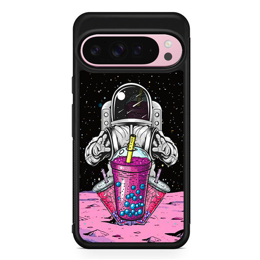 Astronaut and Bubble Ice Google Pixel 9 Pro XL Case | Protective Cover