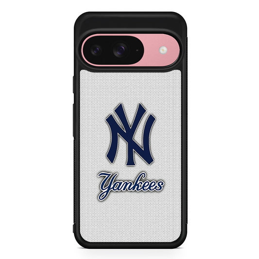 MLB New York Yankees Team Google Pixel 9 Case | Google Pixel 9 Protective Rubber Case