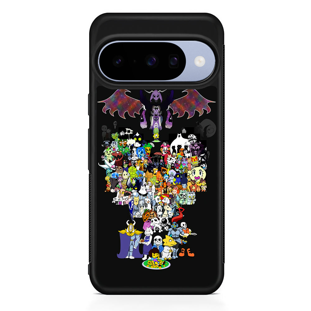 Undertale All Characters Google Pixel 10 Case | Google Pixel 10 Rubber Protective Case