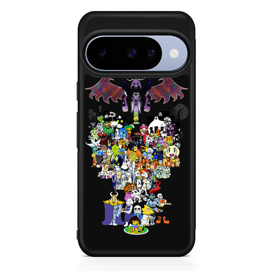 Undertale All Characters Google Pixel 10 Case | Google Pixel 10 Rubber Protective Case