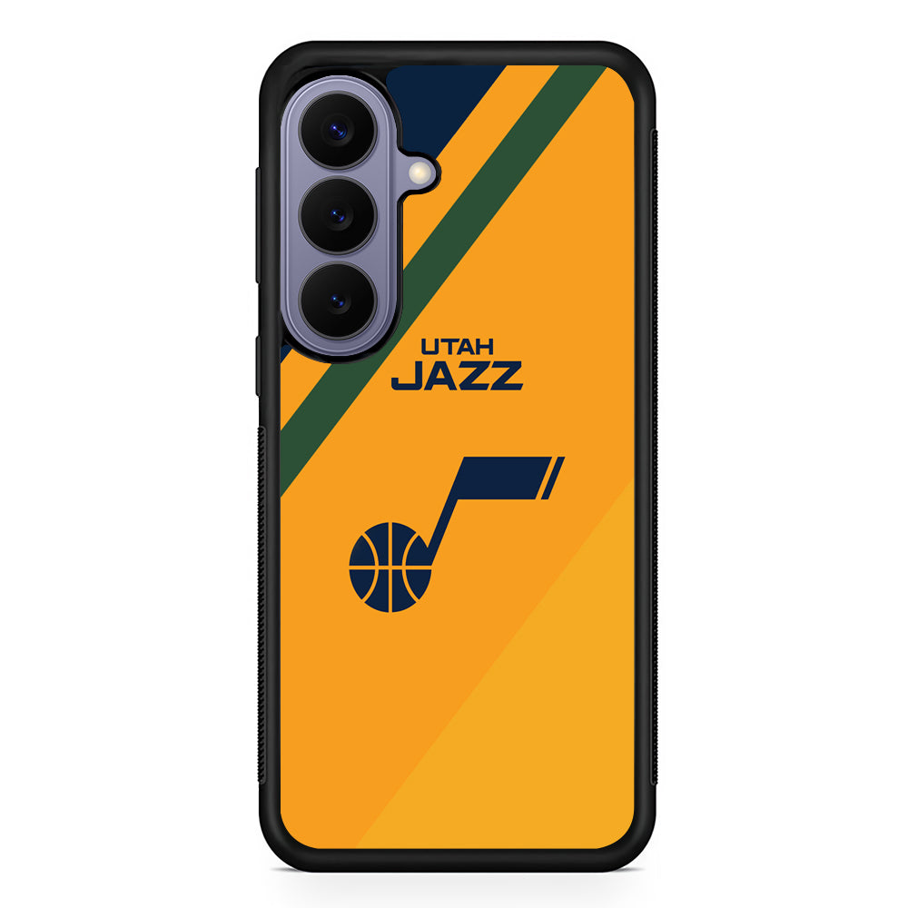 NBA Utah Jazz Logo Samsung Galaxy S26 Case | Durable Rubber Case for Samsung Galaxy S26
