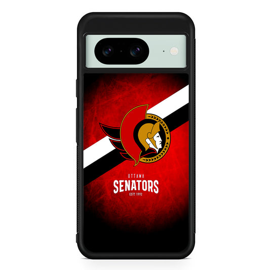 NHL Ottawa Senators Team Google Pixel 8 Case | Durable Protective Cover for Google Pixel 8
