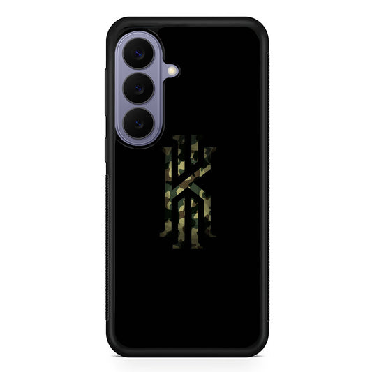 Kyrie Irving Black Camo Samsung Galaxy S26 Case | Slim Protective Rubber Case for Samsung S26