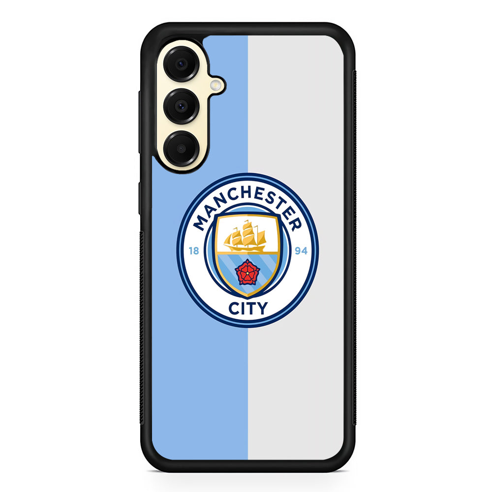 Manchester City Colour Of Pride Samsung Galaxy A16 Case | Slim Rubber Samsung Galaxy A16 Case