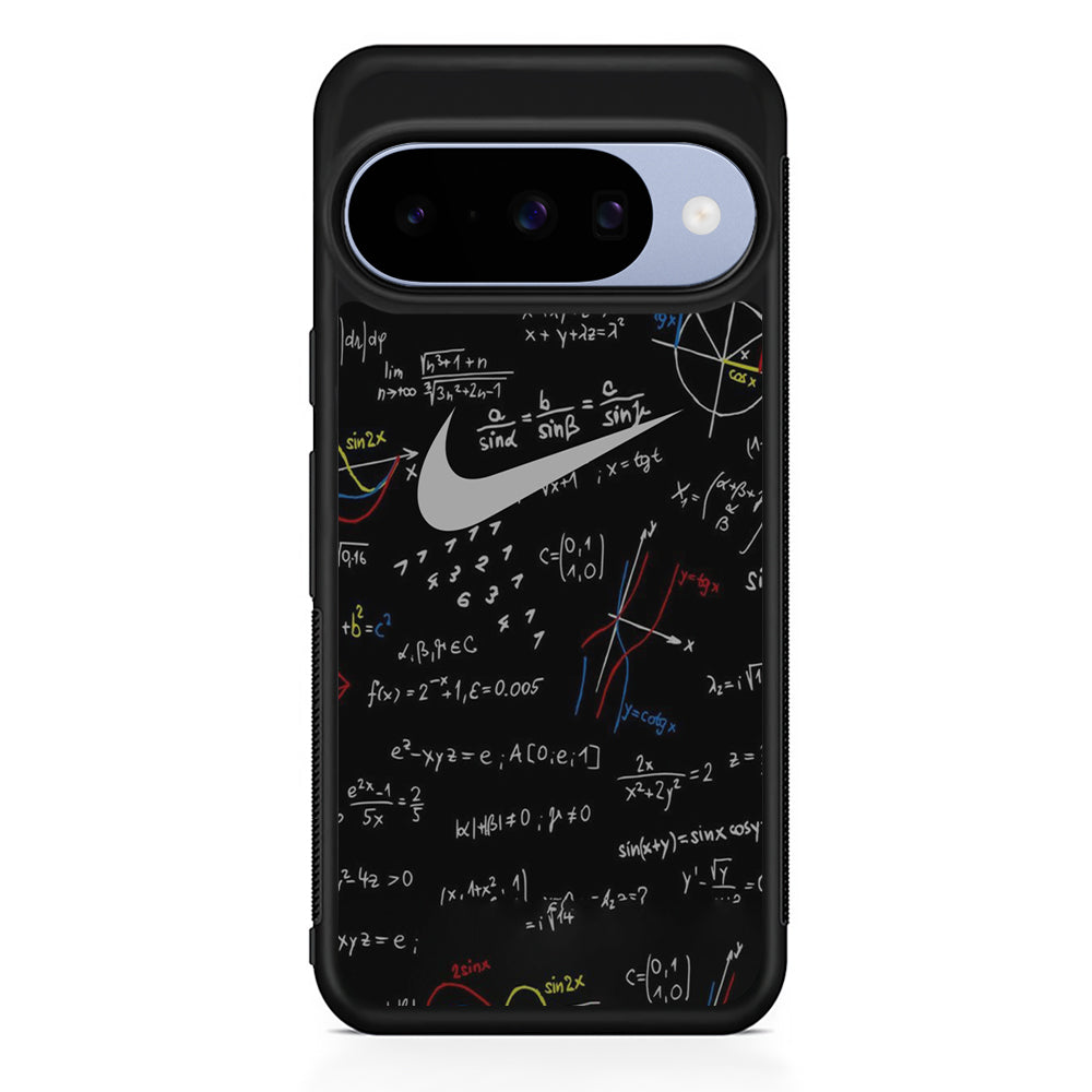 Nike Matemathics Numeral Google Pixel 10 Case | Google Pixel 10 Rubber Protective Case