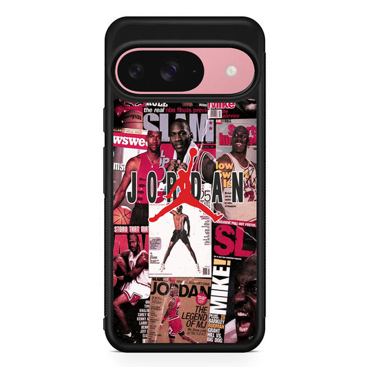 Air Jordan Magazine Collection Google Pixel 9 Case | Google Pixel 9 Protective Rubber Case