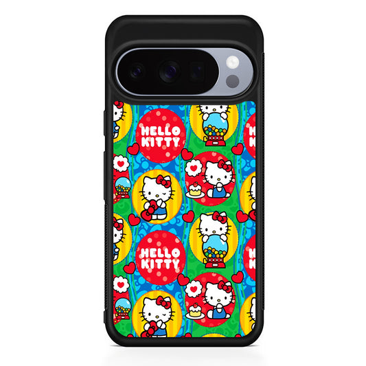 Hello Kitty Art of Momment Google Pixel 10 Pro Case | Slim Google Pixel 10 Pro Rubber Case