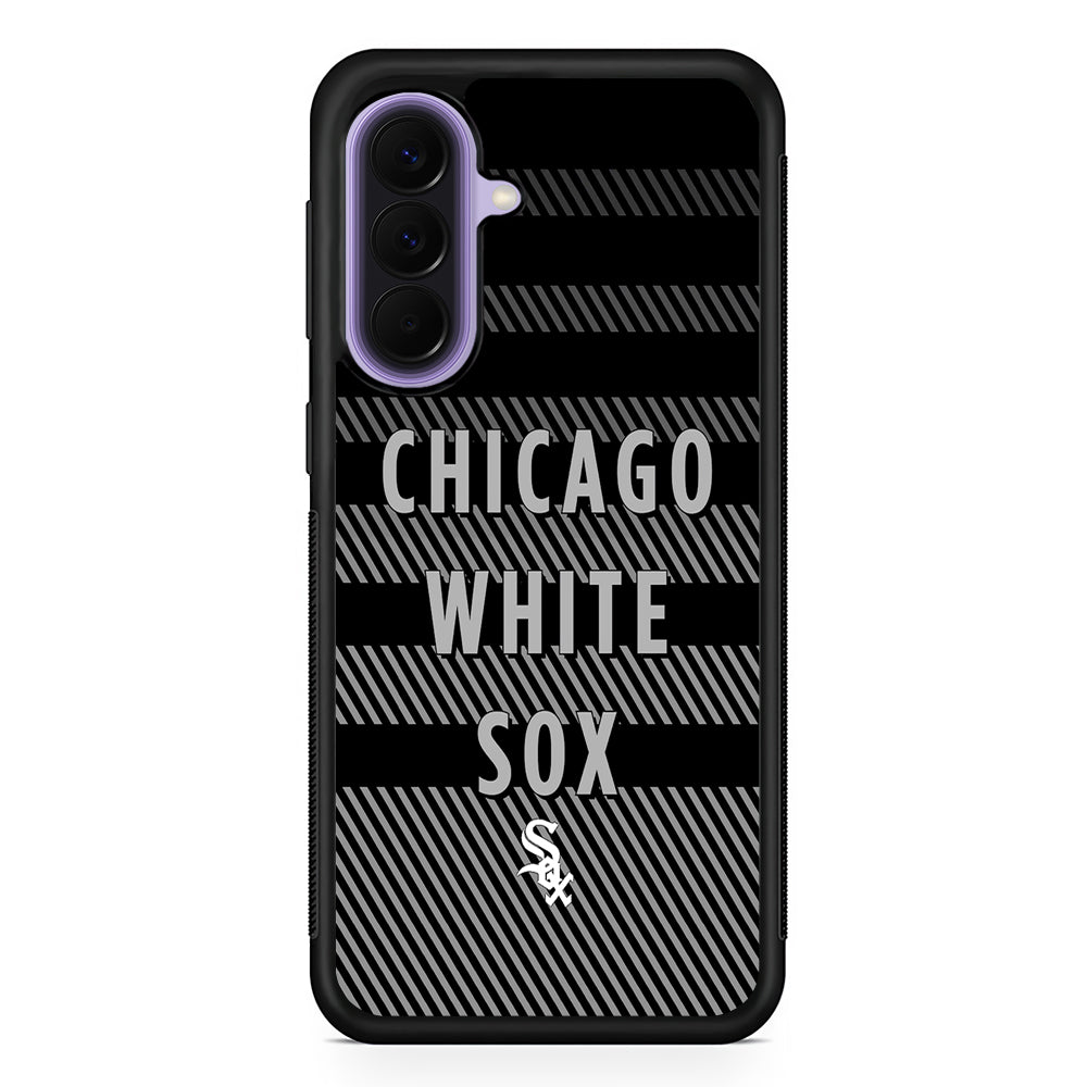 MLB Chicago White Sox Team Samsung Galaxy A57 Case | Slim Samsung Galaxy A57 Rubber Case