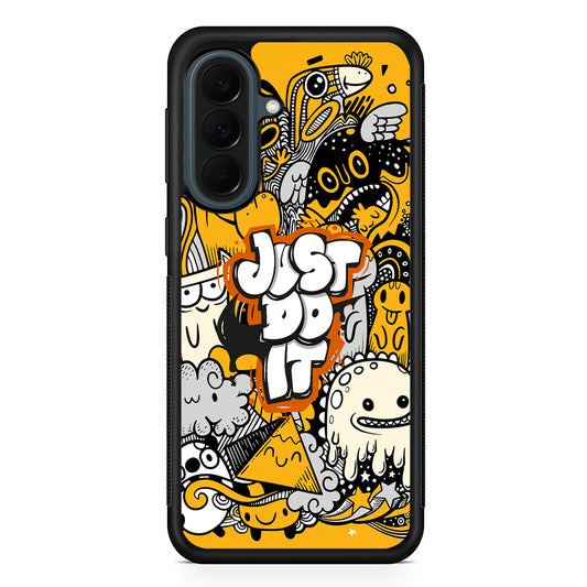 Nike Make Smile with Doodle Samsung Galaxy A37 Case | Samsung Galaxy A37 Rubber Phone Case