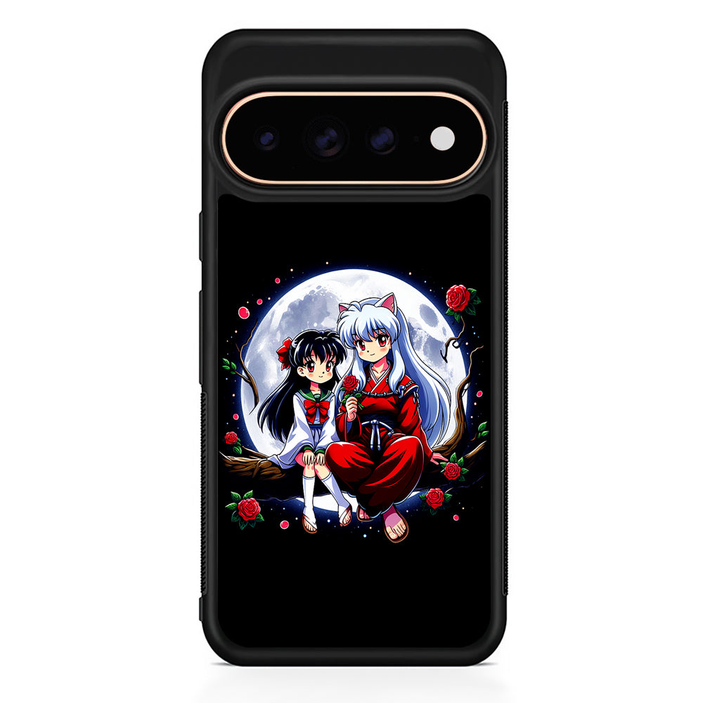 Inuyasha and Kagome Full Moon Google Pixel 11 Pro Case - Stylish Protective Phone Case