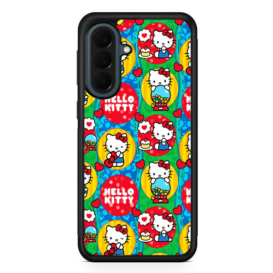 Hello Kitty Art of Momment Samsung Galaxy A37 Case | Samsung Galaxy A37 Rubber Phone Case