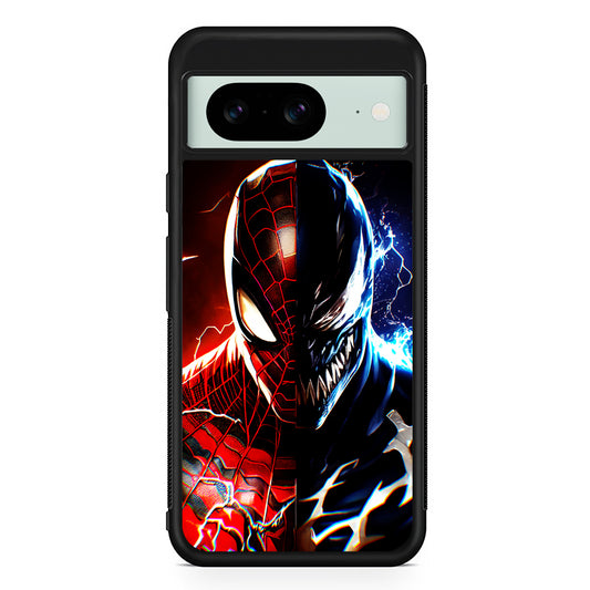 Venom X Spiderman Character Google Pixel 8 Case | Durable Protective Cover for Google Pixel 8