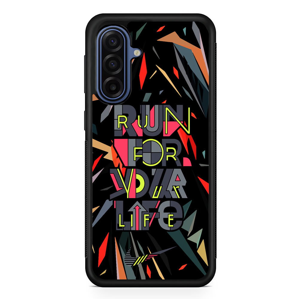 Nike Run for Life Samsung Galaxy A17 Case | Samsung Galaxy A17 Protective Rubber Case