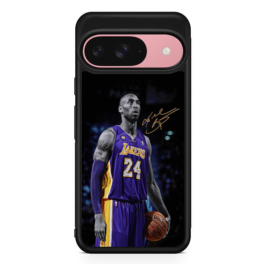 Kobe Bryant Legend Google Pixel 9 Case | Google Pixel 9 Protective Rubber Case