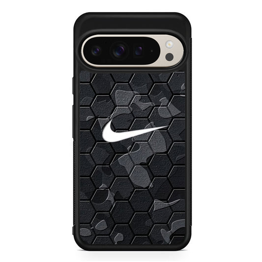Nike Hexagon Pattern Camo Google Pixel 9 Pro Case | Slim Protective Cover