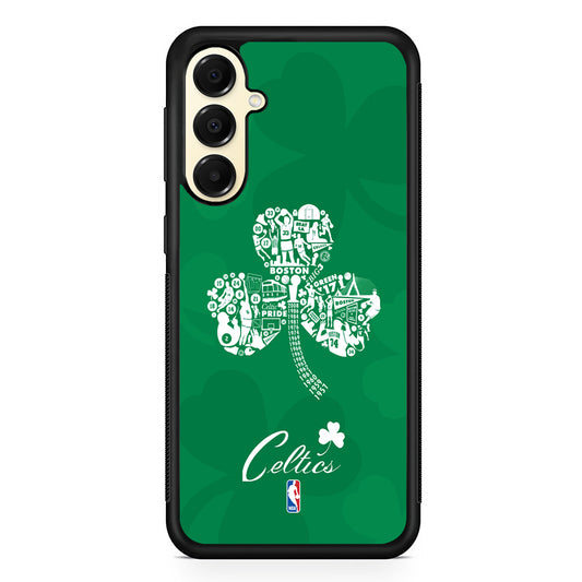 NBA Boston Celtics Logo Samsung Galaxy A16 Case | Slim Rubber Samsung Galaxy A16 Case