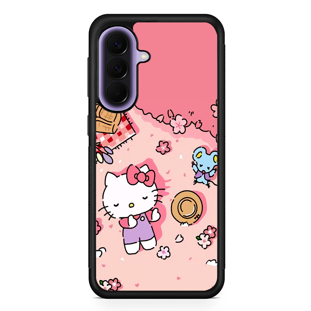 Hello Kitty Enjoy Picnic Samsung Galaxy A57 Case | Slim Samsung Galaxy A57 Rubber Case