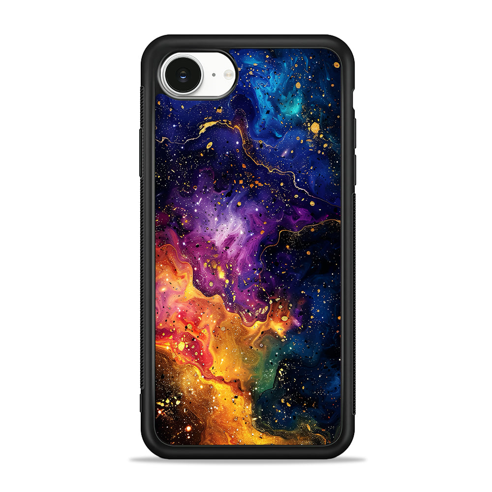Sparkling Vibrant Abstract Fluid iPhone 16e Case | Protective Phone Cover