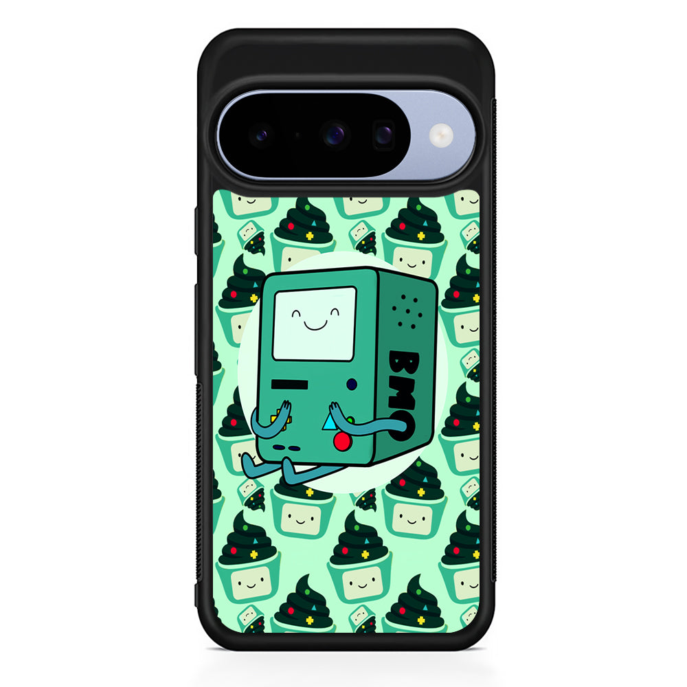 Adventure Time BMO Cartoon Google Pixel 10 Case | Google Pixel 10 Rubber Protective Case
