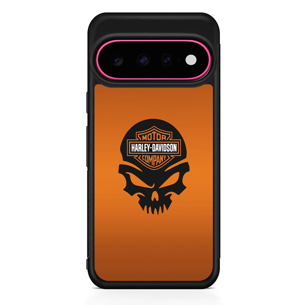 Harley Davidson Skull Silhouette Google Pixel 11 Case - Stylish Protective Phone Case