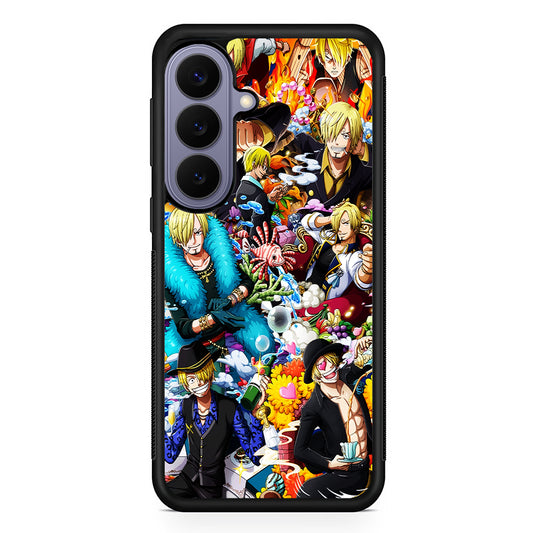 One Piece Sanji Aesthetic Samsung Galaxy S26 Case | Durable Rubber Case for Samsung Galaxy S26