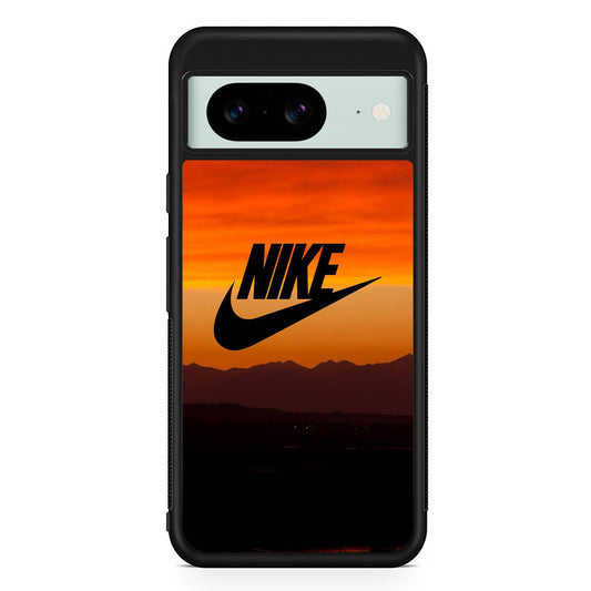 Nike Sunset Google Pixel 8 Case | Slim Rubber Case for Google Pixel 8