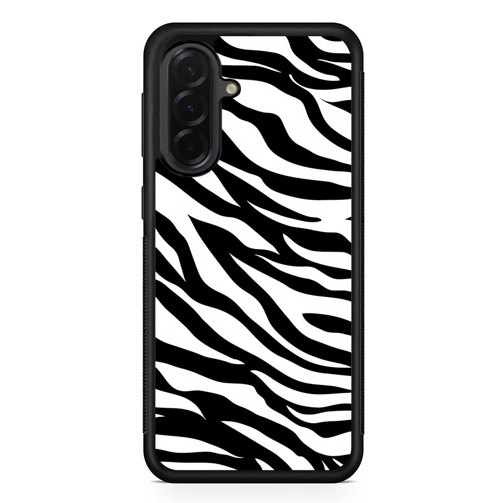 Zebra Skin Pattern Samsung Galaxy A36 Case | Protective Rubber Cover