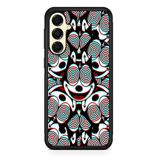 Felix The Cat Hypnotic Samsung Galaxy A16 Case | Slim Rubber Samsung Galaxy A16 Case