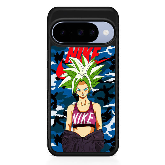 Nike Dragon Ball Girl Google Pixel 10 Case | Google Pixel 10 Rubber Protective Case