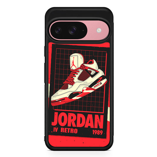 Air Jordan Poster from The Past Google Pixel 9 Case | Google Pixel 9 Protective Rubber Case