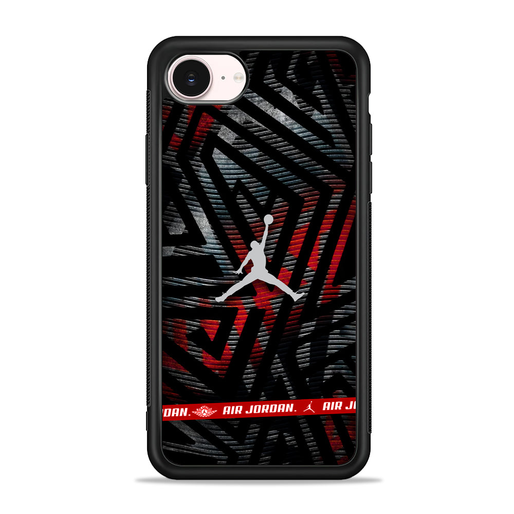 Air Jordan Strokes in Streak iPhone 17e Case - Silicone Case