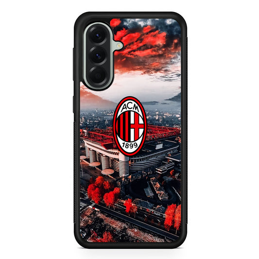 AC Milan San Siro Stadium Samsung Galaxy A56 Case | Samsung Galaxy A56 Protective Rubber Case