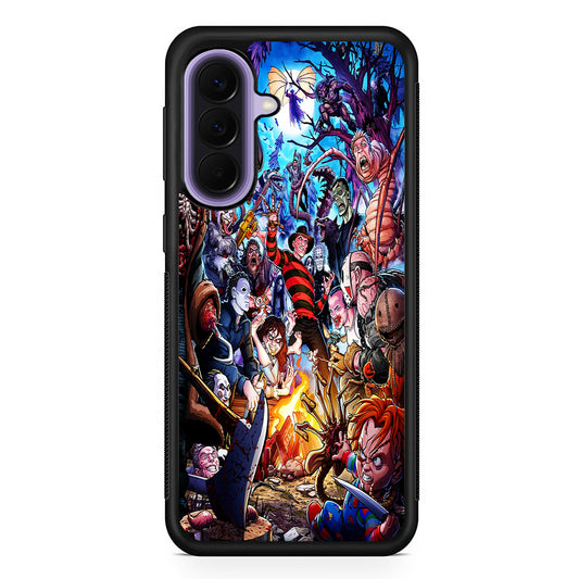 Scary Movie Horror Main Characters Samsung Galaxy A57 Case | Slim Samsung Galaxy A57 Rubber Case