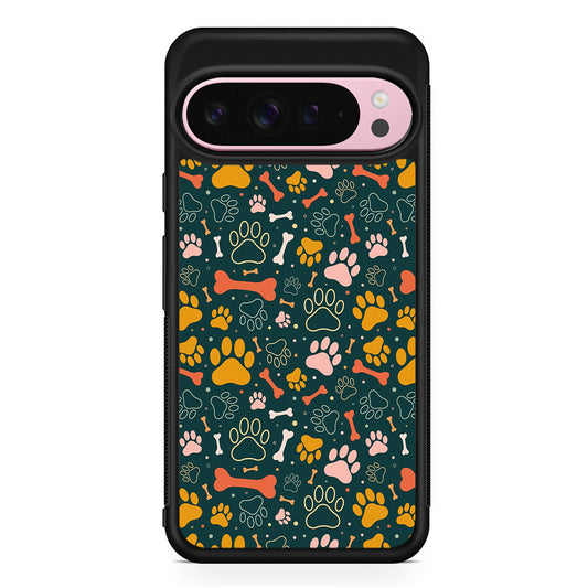 Dog Tracks and Bones Google Pixel 9 Pro XL Case | Protective Cover