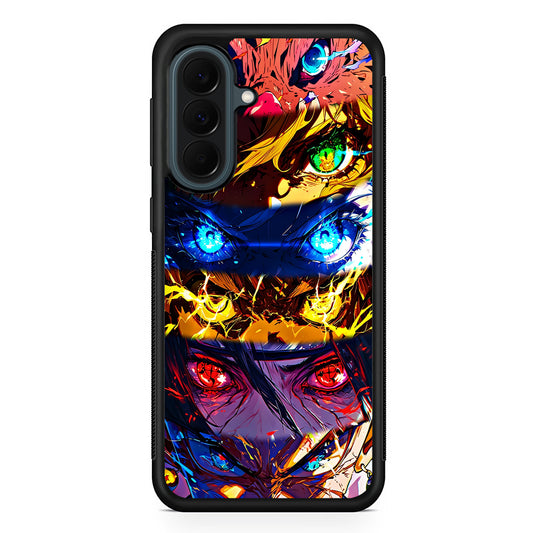 Various Kinds of Anime Eyes Samsung Galaxy A37 Case | Samsung Galaxy A37 Rubber Phone Case